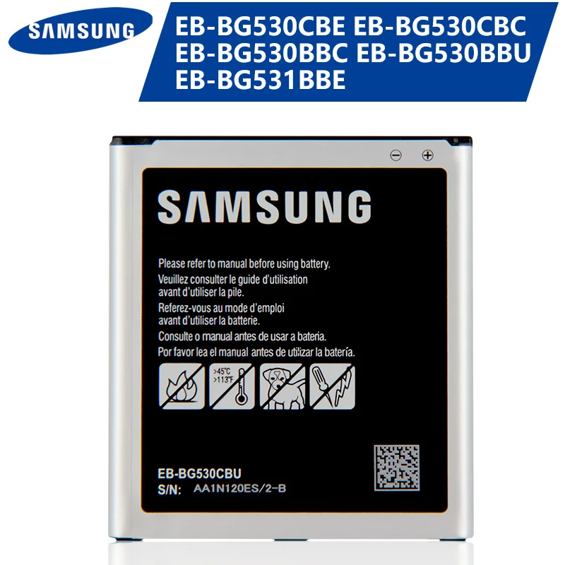 Samsung EB BG530BBC BG530CBE батарея для Galaxy Grand Prime J3 2016 J320F SM J320FN G5308W G530 G530H G531 J5 2600 мА