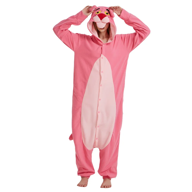 HKSNG/Пижама кигуруми с розовой пантерой для взрослых Пижама рисунками животных