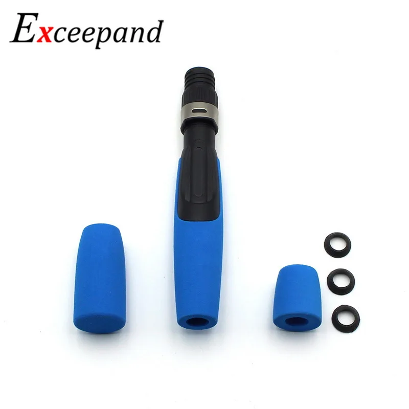 Синяя эва спиннинговая ручка для рыболовной удочки сплит стержень строительный