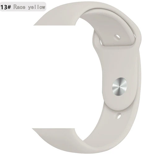 Race yellow 13-1 Ремешок для apple watch 5 4 ремешок apple watch 44 мм 40 мм iwatch 3 2 1 ремешок 42 мм 38 мм для хорошего клиента - Цвет ремешка: Race yellow 13-1