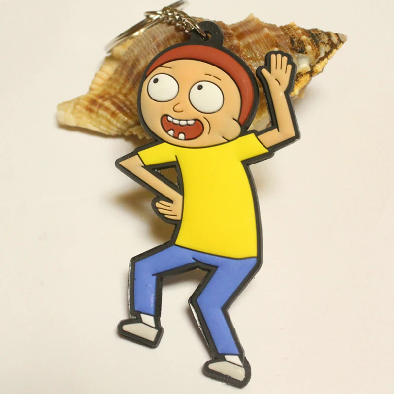 Брелок Рик и м милый брелок для ключей аниме мультфильм дети подарок Porte Clef |