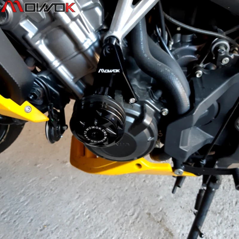 

Алюминиевые слайдеры рамы слайдера CNC мотоцикла, защитная крышка двигателя, защита от падения для Honda CB650R CBR650R 2019-2020