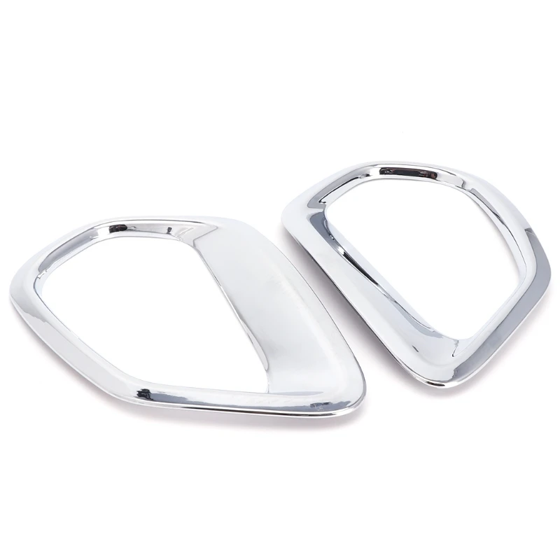 2 шт. хромированная Автомобильная передняя/задняя лампа заднего