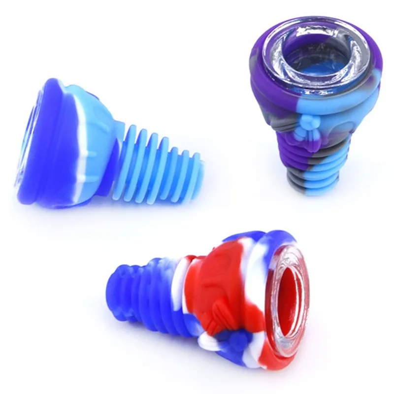 

10Pcs Hookah Bowls Glass Shisha Bowls High Temperature Resistance For Tobacco Paste Water Pipe Smoke cream Hookah Accessories