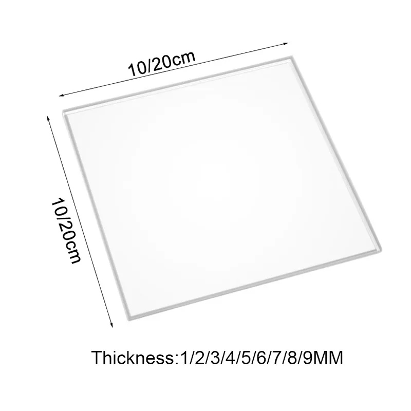 Плексиловое стекло прозрачный пластиковый лист акриловая доска органическое