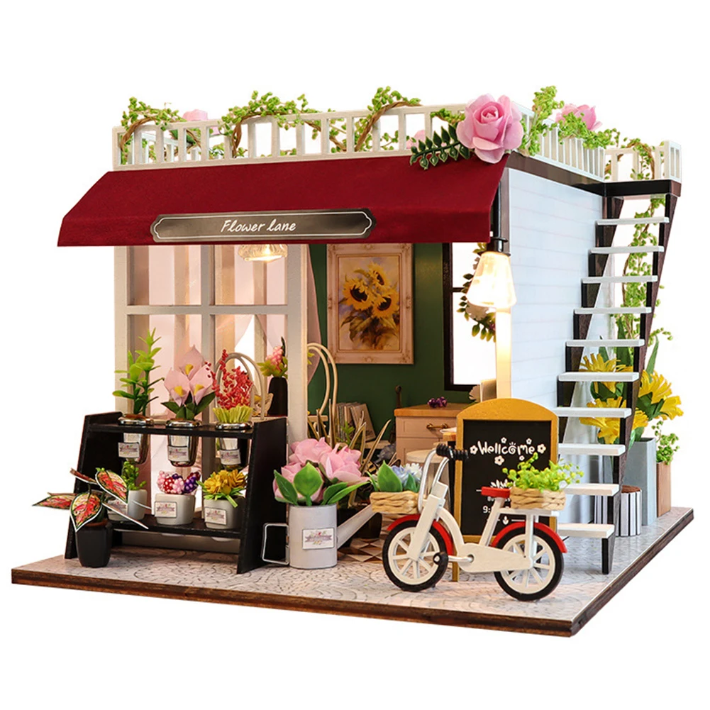 

DIY Cottage Building Model Toy Hand-assembled Villa Building Crafts Design Children Adult Holiday Gift Gift Souvenir With Cover