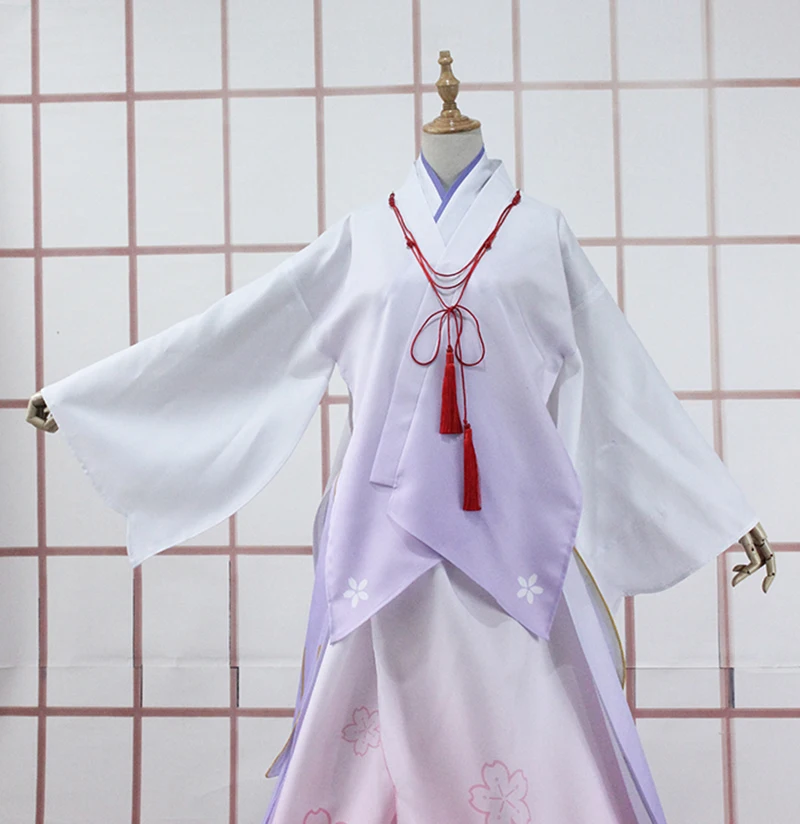Кимоно из кожи Onmyoji SR Сакура на заказ для косплея Женский костюм Хэллоуин |