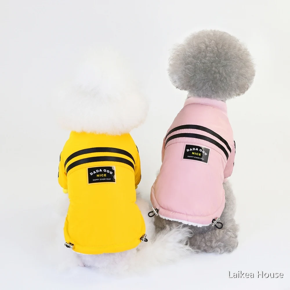 

Осенне-зимняя одежда для собак, стеганая куртка, теплая ветрозащитная одежда для маленьких и средних собак, наряд для щенков из Йоркшира