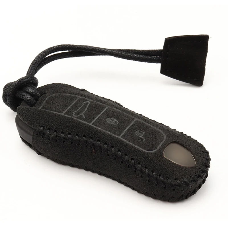 Чехол кошелек для ключей Porsche из матовой кожи чехол автомобильного ключа