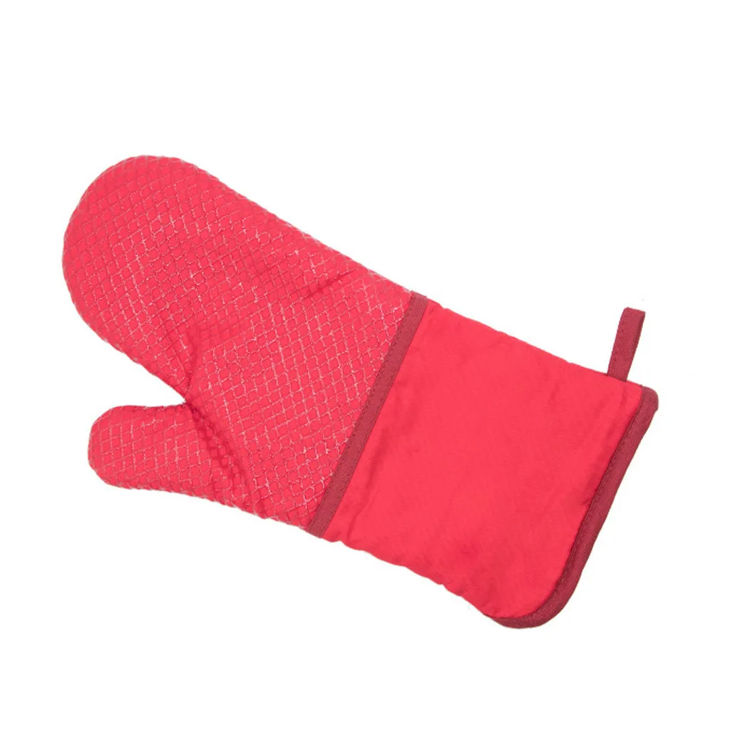 

Microwave Oven Gloves Kitchen High Temperature Anti-Scalding Thick Cotton Gloves CD