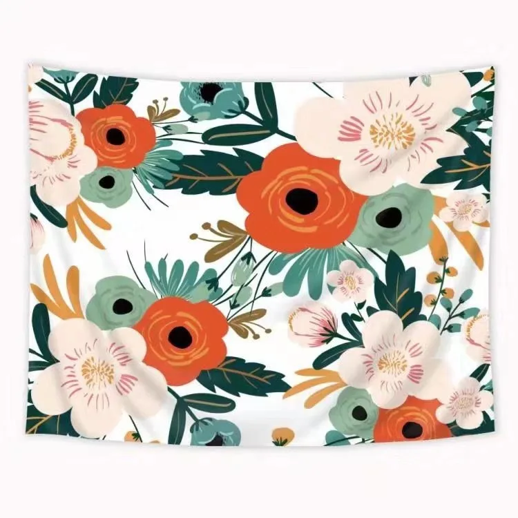 Красочный цветочный гобелен настенный для Гостиная цветок Украшения в спальню