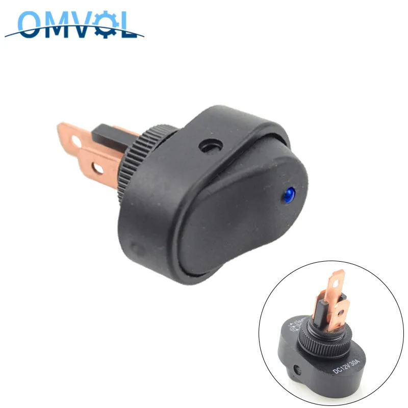1 шт. модификация автомобиля светодиодная подсветка кулисный переключатель 12В 30А