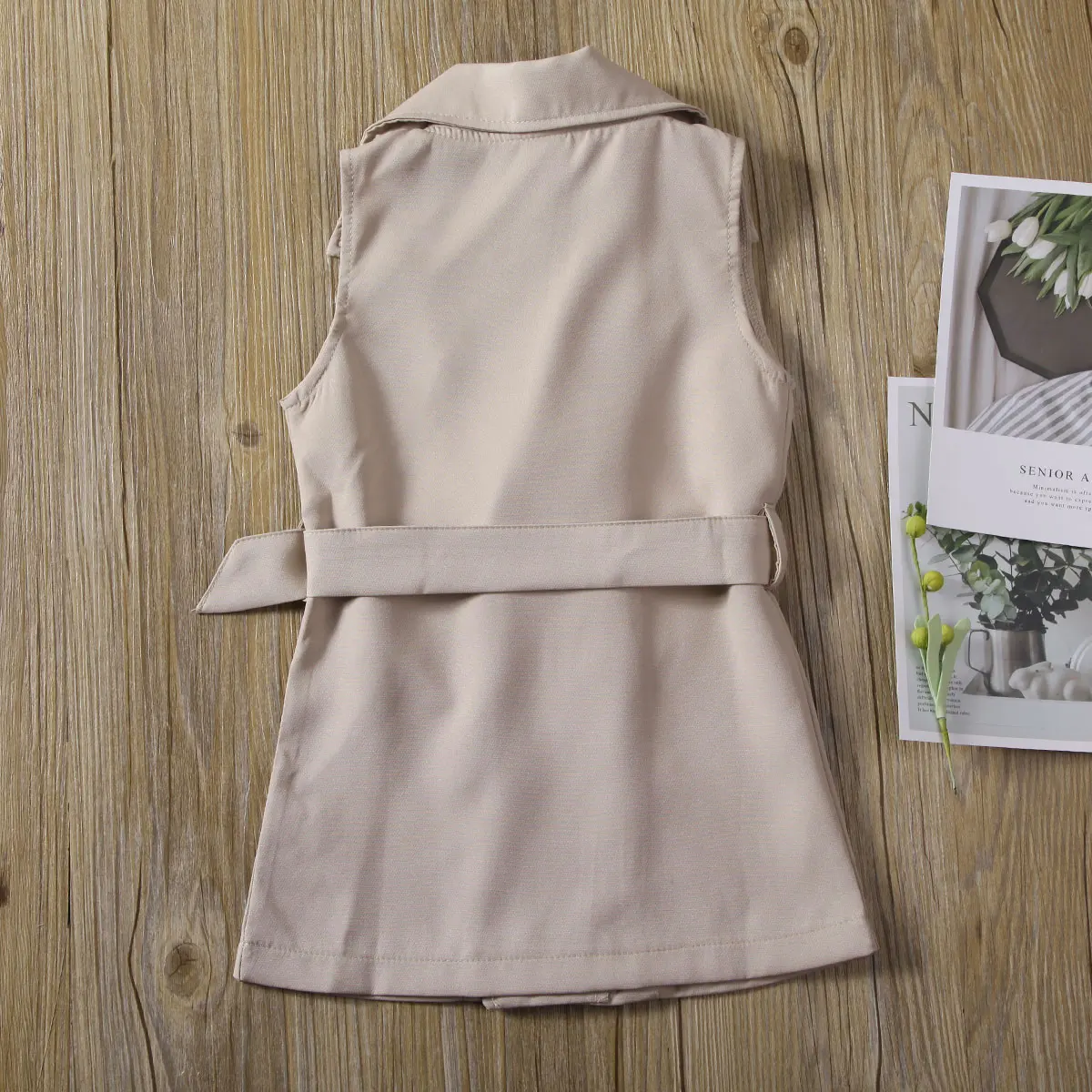 От 1 до 6 лет модное платье для маленьких девочек топы наряды однотонный жилет без