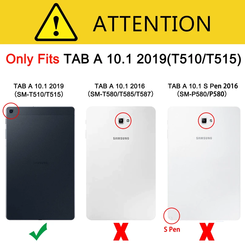 Samsung Galaxy Tab A 10, 1 2019 T510 T515 SM-T510 SM-T515