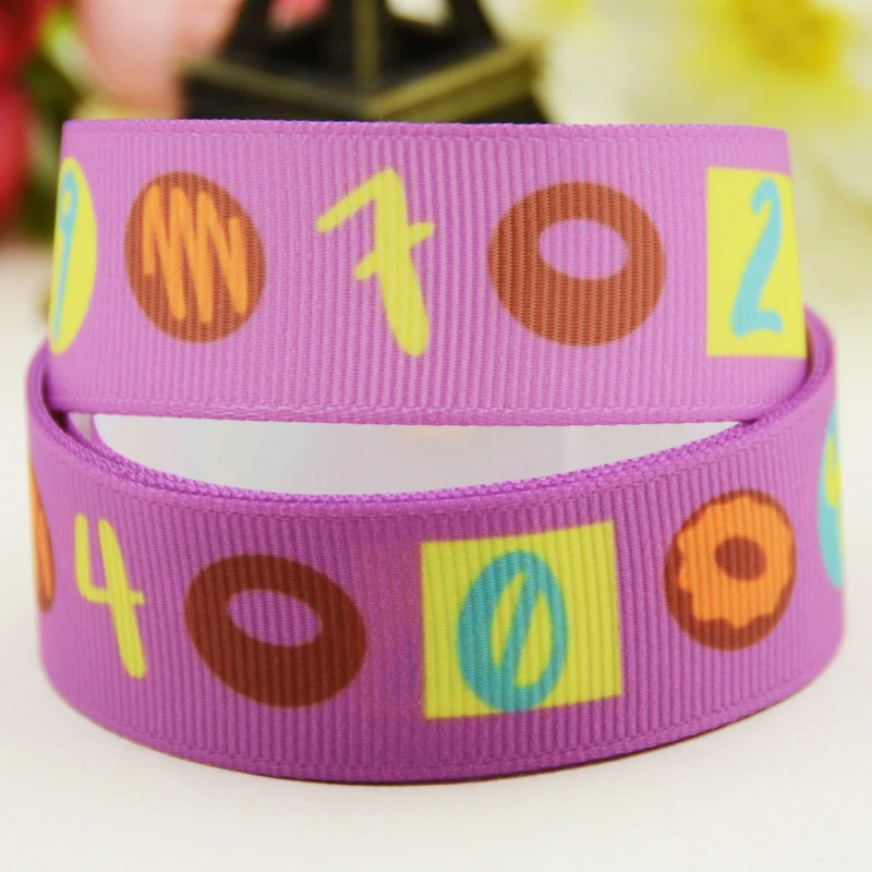 

Репсовая лента с цифровой мультяшной печатью 22 мм 25 мм 38 мм 75 мм 10 ярдов