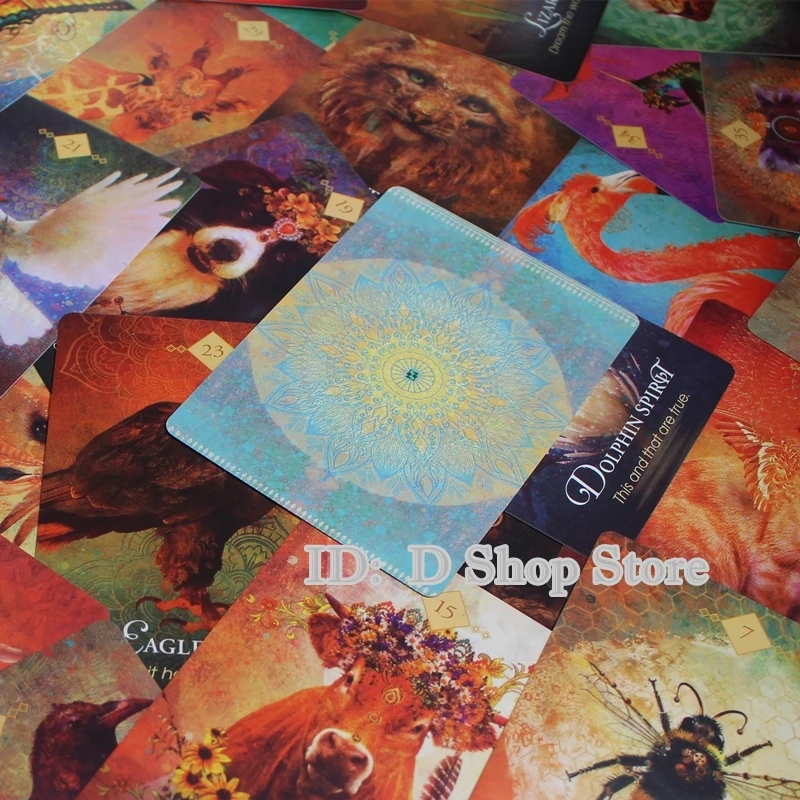 

Spirit animal oracle cards Tarot Deck English Read Fate board game card game D Shop Store 68pcs(104*74mm)