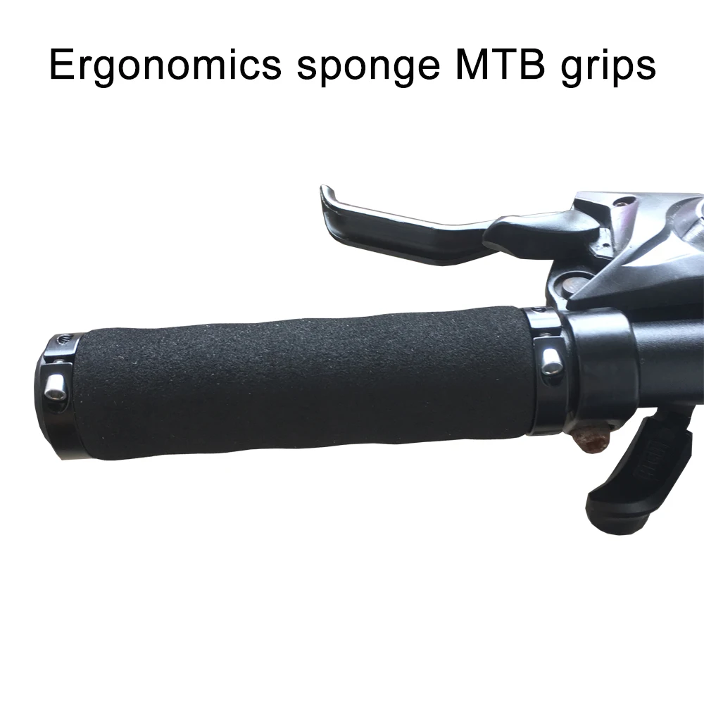 Эргономичные ручки для велосипеда скутера горного манжеты руля концы черная