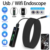 5 578mm wifi endoscope hd 1200p wireless endoscopic car inspection mini camera usb borescope for android ios smart phone pc
