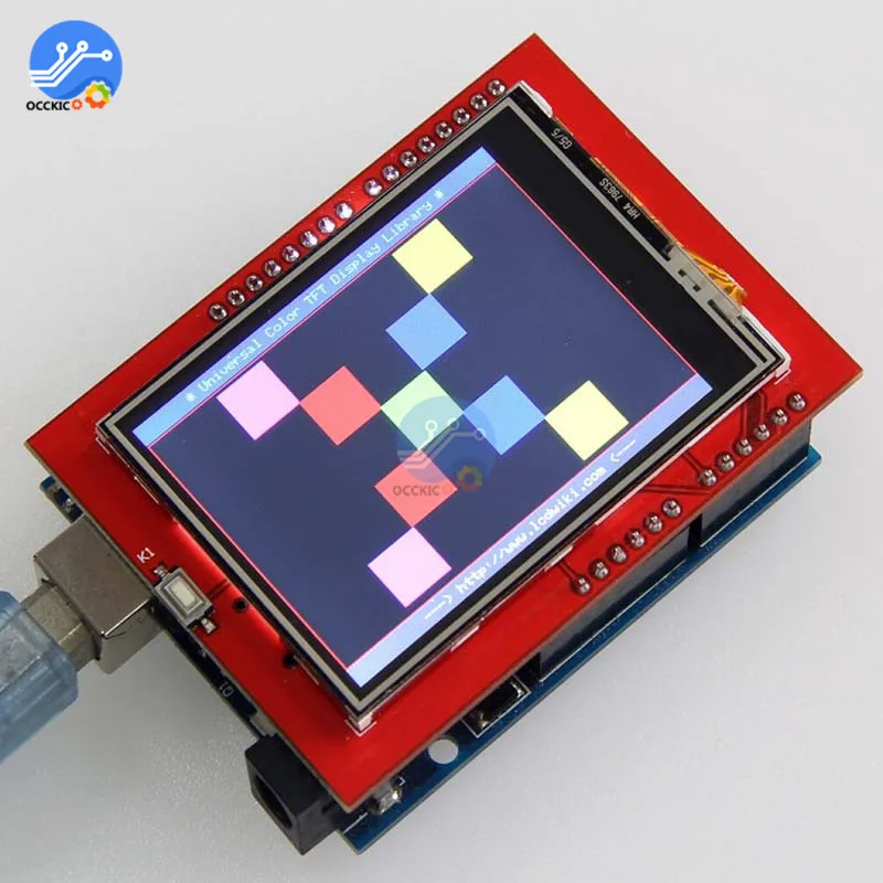 2 4 дюймовый TFT сенсорный ЖК-экран модуль 320X240 RGB Полноцветный дисплей экран 8 бит