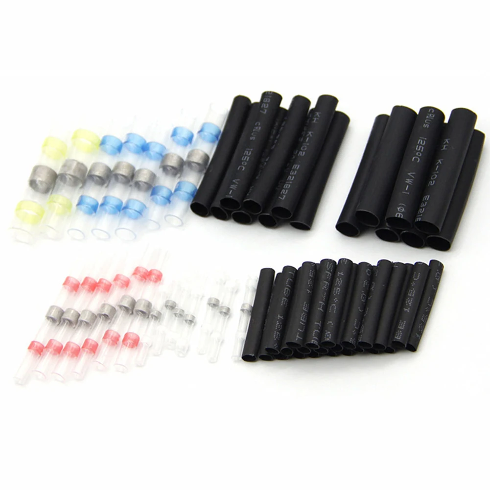 320pcs of Waterproof Welding Ring Terminal Wiring Heat Shrinkable Tube Repair Tool Combination |