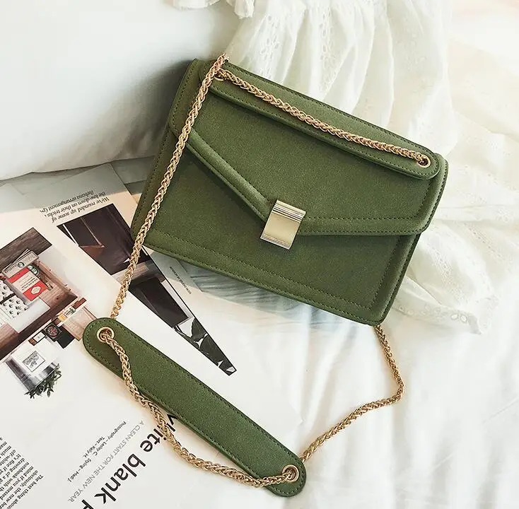 Style 2 Green Европейская мода, женская квадратная сумка, новинка, качественная женская дизайнерская сумка из искусственной кожи, сумка через плечо с цепочкой из аллигатора - Цвет: Style 2 Green