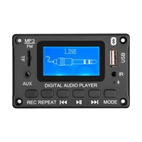 mp3 player decoder board bluetooth usb sd bt fm line in music mp3 player module dots lcd digital audio player decoding amiable