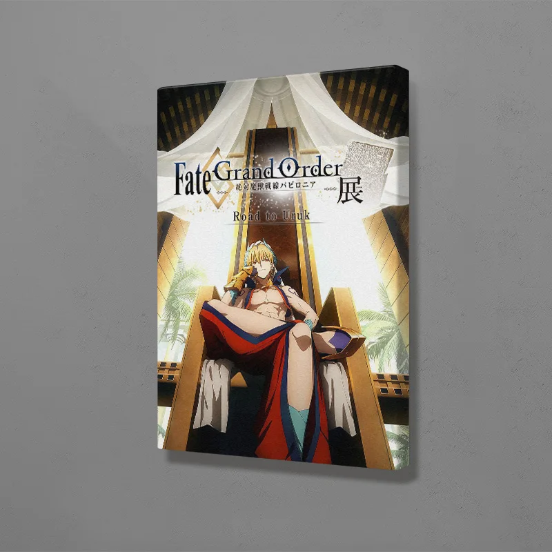 Постер Gilgamesh Babylonia FGO из аниме настенный художественный плакат с рамкой и