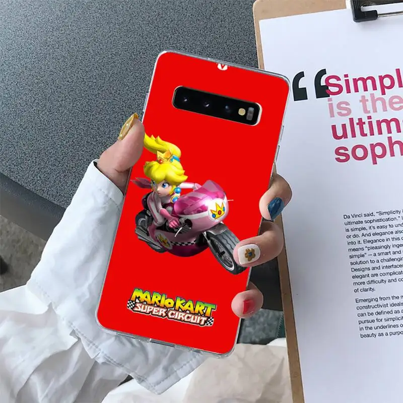 

Super Game Mario Phone Case For Samsung Galaxy S10 S10e S8 S9 Plus S7 Edge Note10 9 8 Soft Transparent TPU Cove