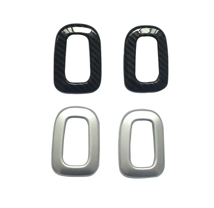 

Car Top Roof The Third line Rear Reading light Cover Trim Sticker Carbon Fiber ABS Fit For Jeep Commander