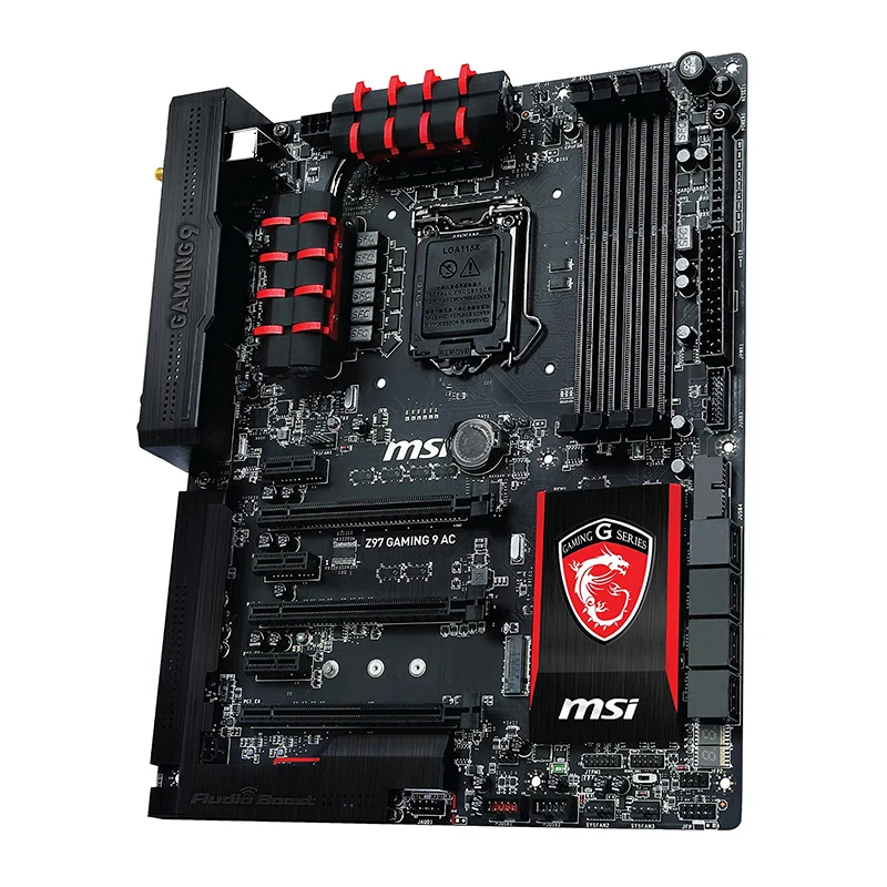 Bestellen Z97 GAMING 9 AC Für MSI Original Intel Z97 DDR3 Ram LGA 1150 I3 I5 I7 CPU Verwendet PC Gaming Motherboard 32GB 3 × PCI-E X16 3,0 Slots