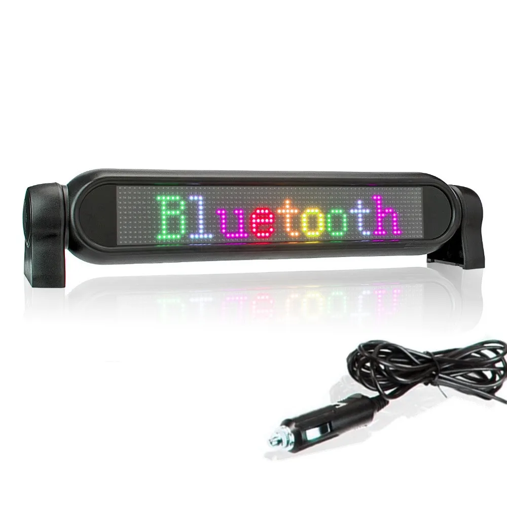 Bluetooth Полный Цвет RGB светодиодный Дисплей Панель 12*72 пикселей светильник