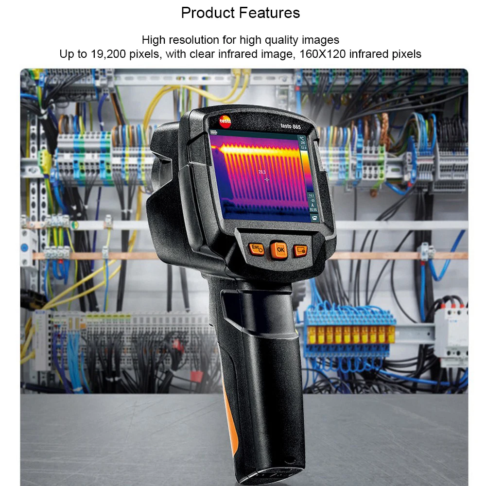 Инфракрасный Термальность Imager Оригинал Testo 868 865 0560 8650 с тесто весы помочь Камера
