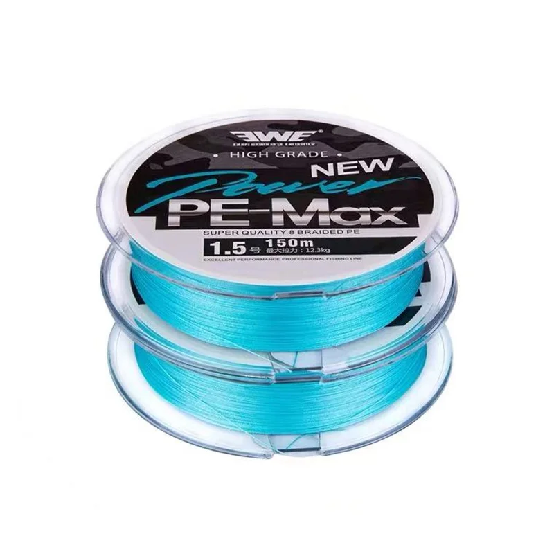 EWE Blacklight Blue 8 Braided PE 150M 200M Original Wire Strong Tension Standard Long Shot Fishing Line