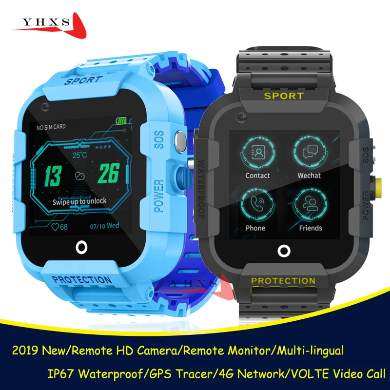 Смарт часы Детские Водонепроницаемые с поддержкой 4G GPS Wi Fi|Смарт-часы| |