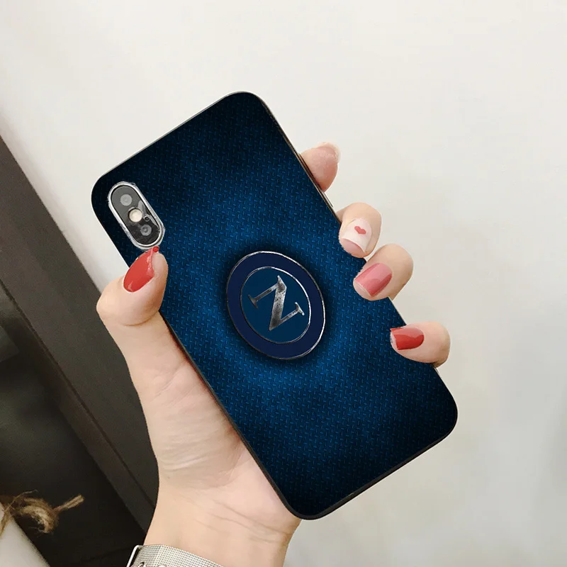 Чехол для телефона Insigne Milik iphone DIY Napoli FC чехол черный мягкий TPU iPhone 11Pro X XR XS MAX 7 8 7plus 6