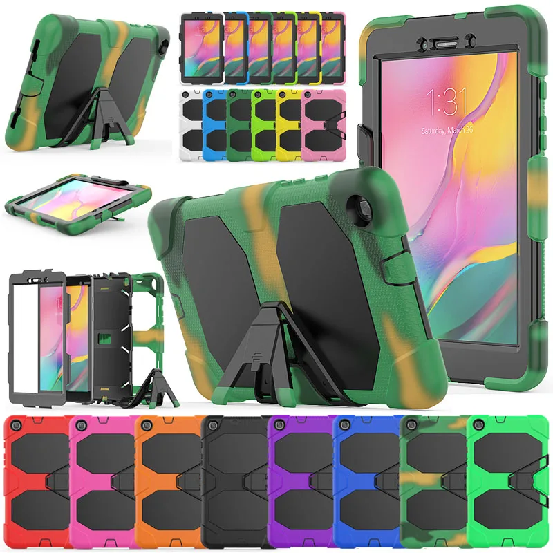 Для Samsung Galaxy Tab A 8 0 T290 T295 T387 T380 T385 T350 S2 T710 T715 E T377 жесткий бронированный чехол с