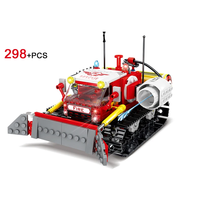 

Fire Police Fighting Rescue Trucks Car helicopter Building Blocks compatible City Firefighter Bricks children Toys Christmas