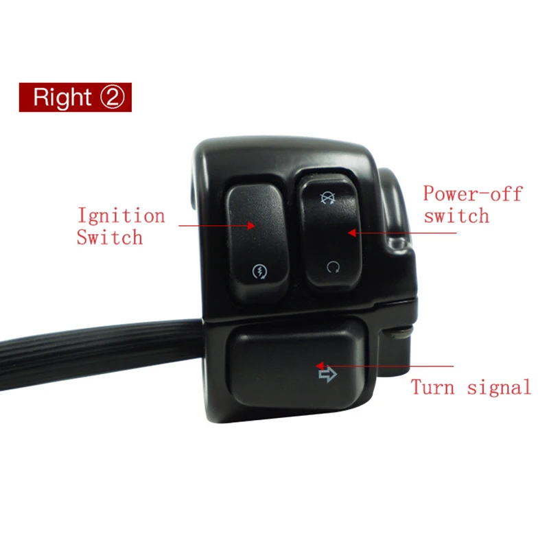 1 Pair for Motorcycle Harley Davidson Prince Cruise Seat Switch Combination Handlebar | Автомобили и мотоциклы
