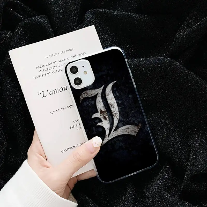 

Anime Manga Death Note Ryuk Phone Case Transparent for iPhone 6 7 8 11 12 s mini pro X XS XR MAX Plus cover funda shell