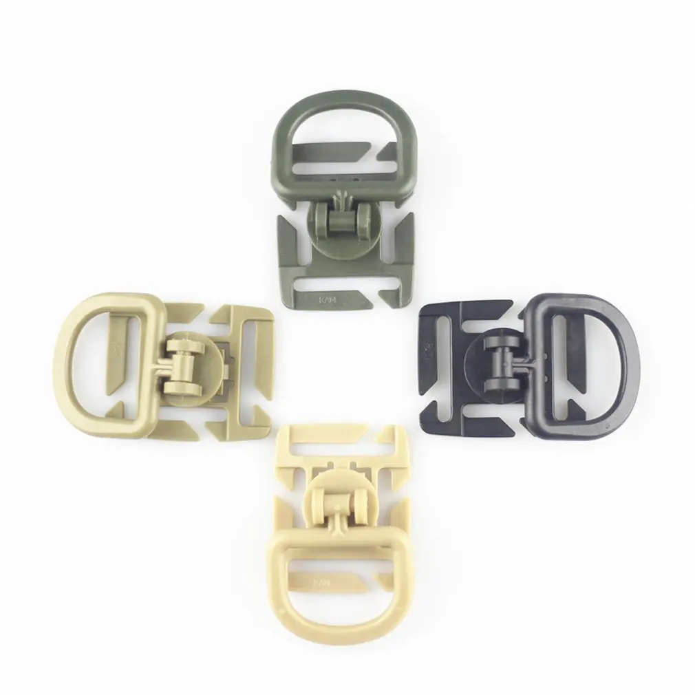 Армейский Зеленый Поворотный D кольцо клип molle зажим для лямки тактический рюкзак