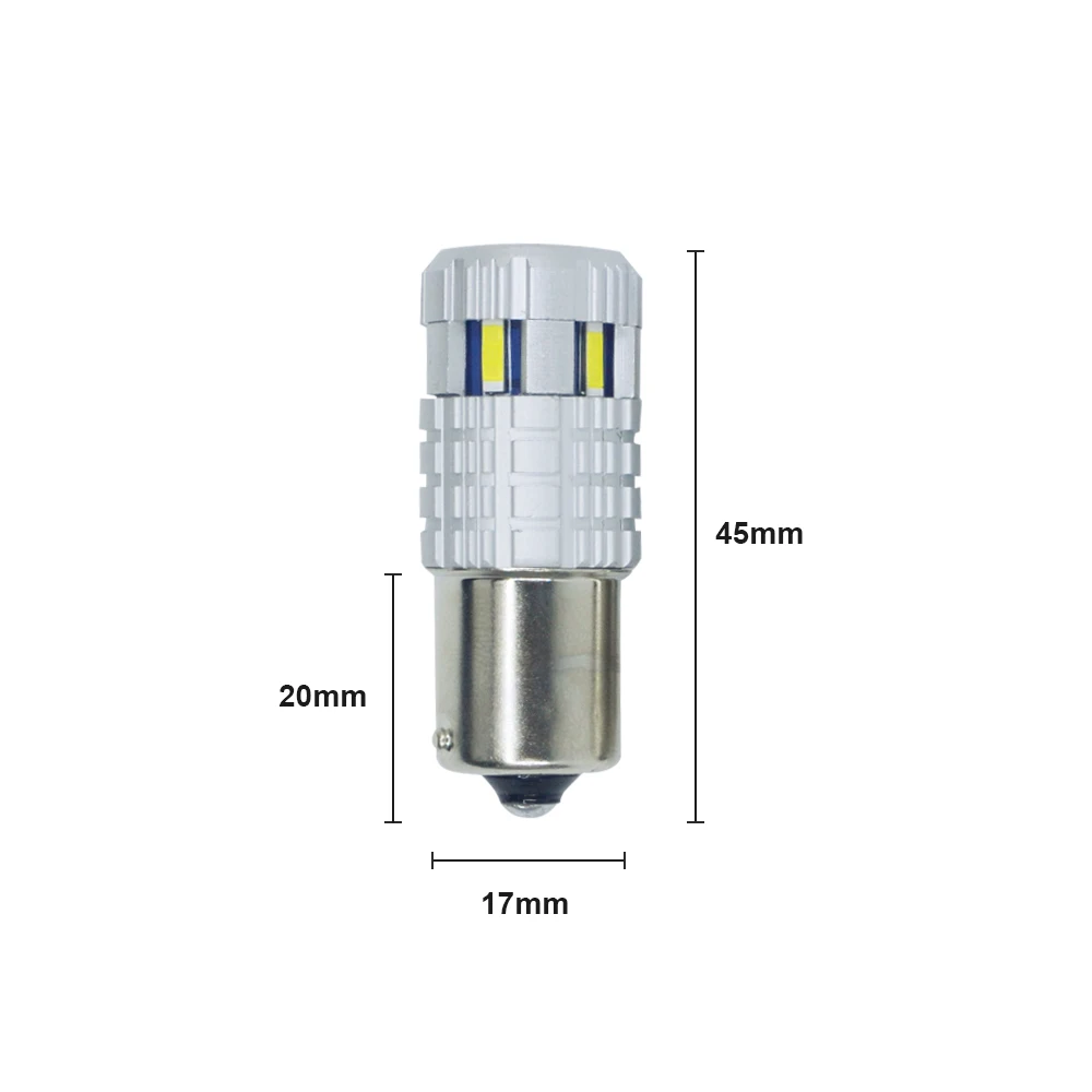 1 шт. 6SMD 1860Led чипы с can-bus P21W автомобиля заднего кабеля сигнала поворота светильник