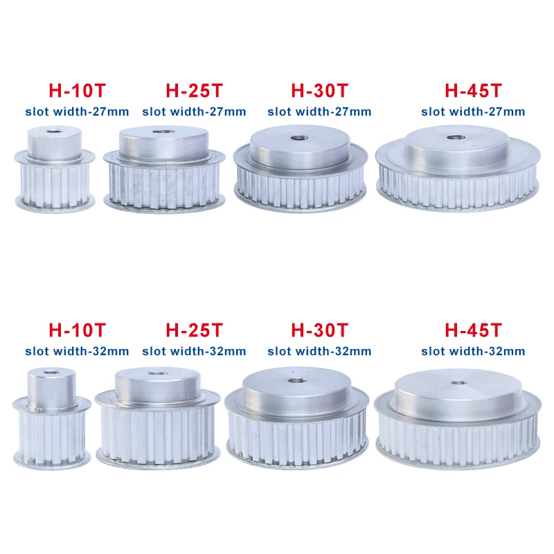 Шкив ГРМ из алюминиевого материала диаметр отверстия 16 мм ширина слота 27 ремня 25