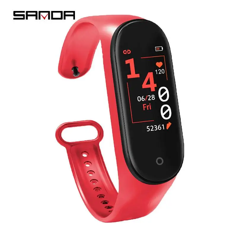 Sanda M4 новые спортивные часы мужские и женские студенческие умные