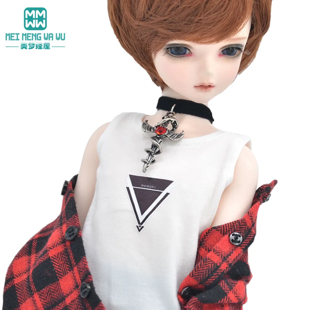 

BJD модное хип-хоп ожерелье для 48-72 см 1/3 1/4 BJD uncle MSD DD кукла аксессуары
