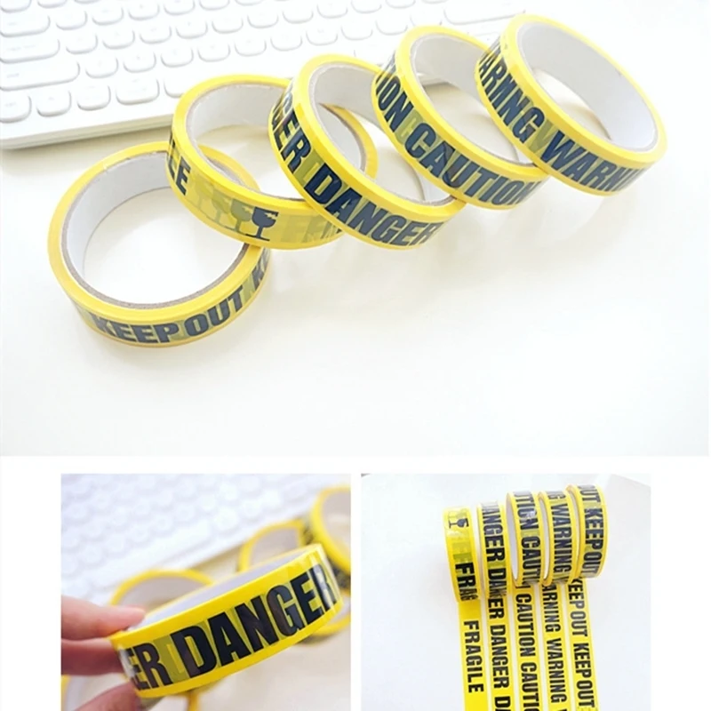 25 м DIY декоративные Предупреждающие ленты украшения для Хэллоуина улицы страшные