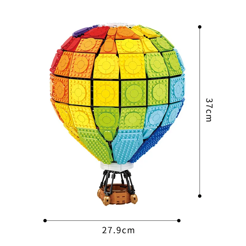 

MOC City Fiesta Balloon Hot Air Balloons Model Building Blocks Balanced Toys DIY Assembly Bricks For Kids children Birthday Gift