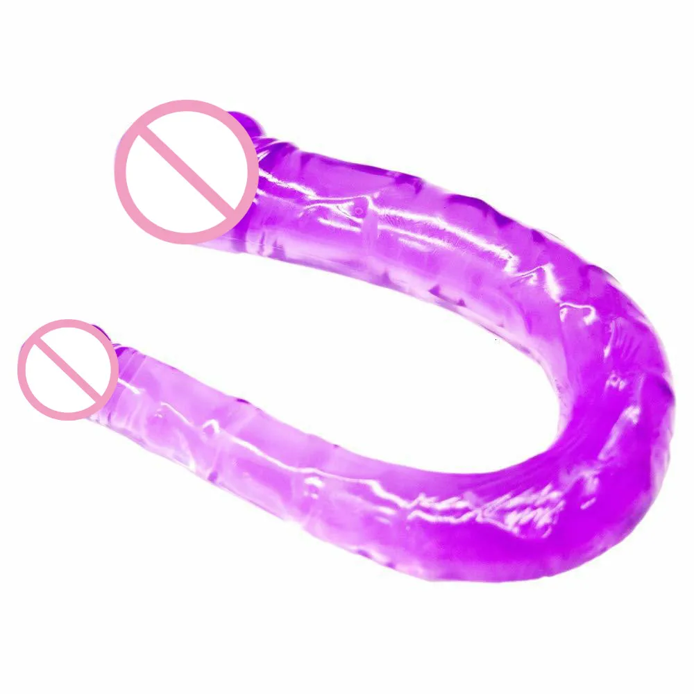 Для женщин 13 ”маленький анальный и влагалище изогнутый двойной фаллоимитатор с