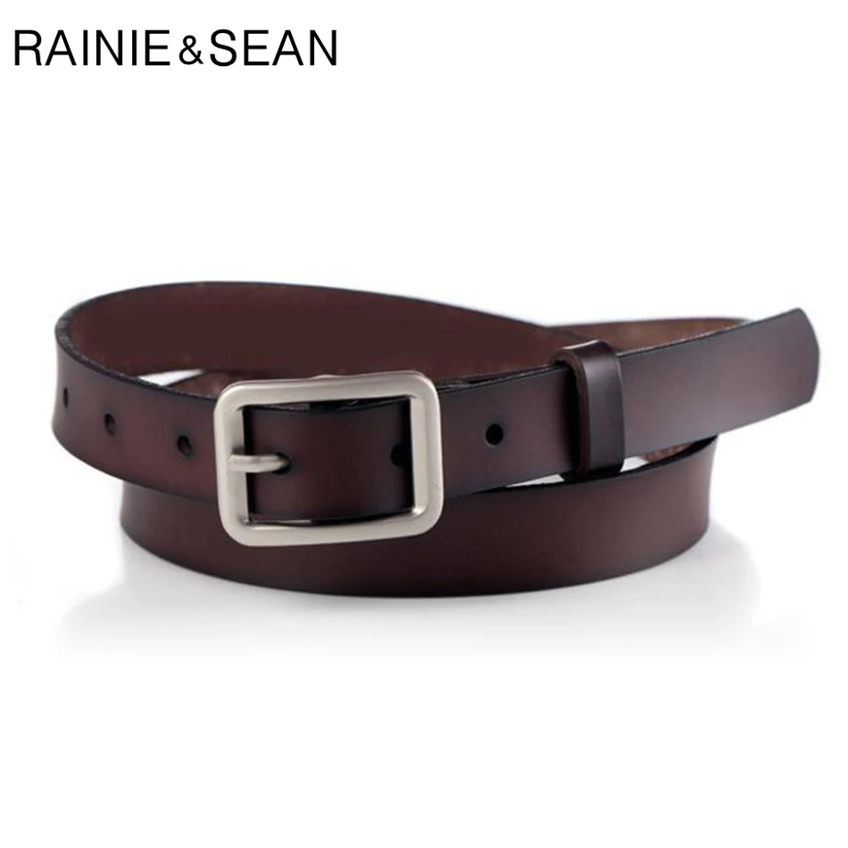 Рейни Шон белый женский ремень из натуральной коровьей кожи для брюк Женская