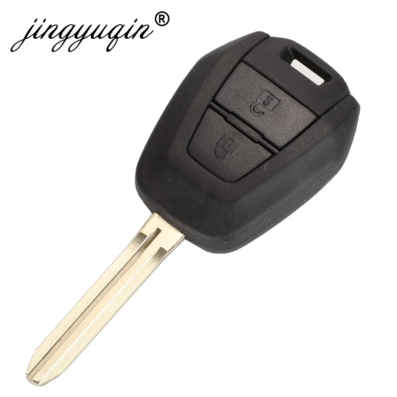 Чехол для ключа зажигания с 2 кнопками jingyuqin чехол подходит Isuzu D Max TOY43 Сменный