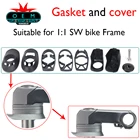 S-W прокладка и крышка выноса руля Venge 90-110 мм, Индивидуальный полный комплект 1:1, дорожный руль 400420440 мм, подставка для компьютера